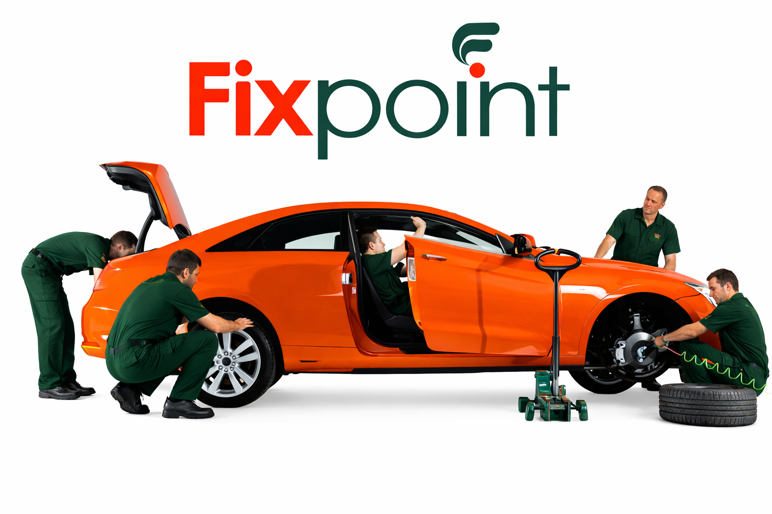 wheel installation and balancing service at Fixpoint