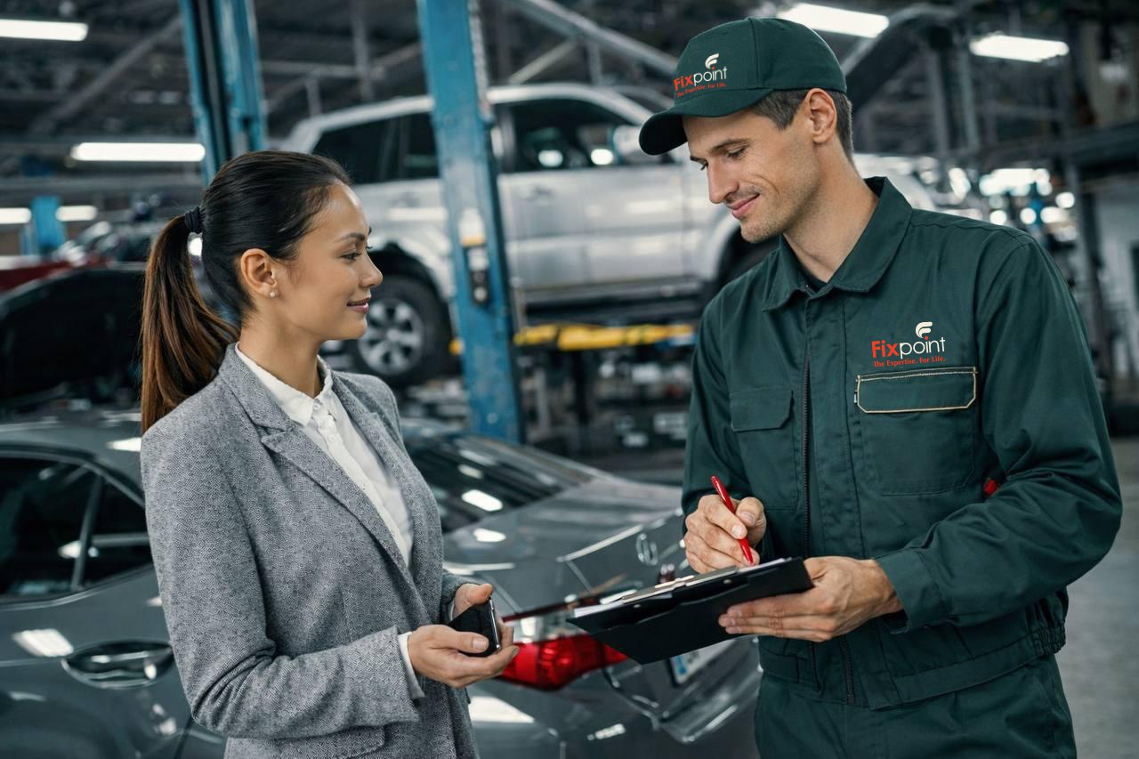 clear repair explanation for customers at Fixpoint